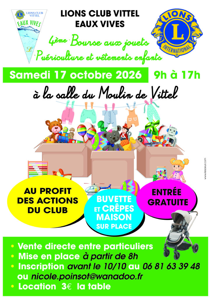 4ème bourse aux jouets, puériculture et vêtements enfants